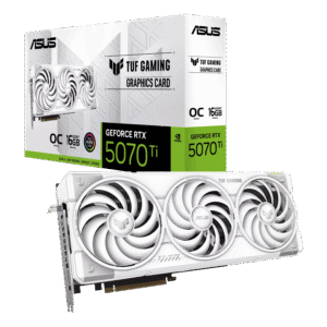 ASUS GeForce RTX 5070Ti TUF GAMING 16GB OC White Graphics Card