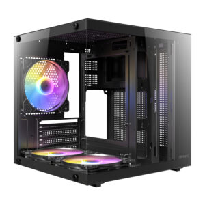 Antec VCX10M RGB Micro-ATX | ITX Mini -Tower Gaming Chassis - Black