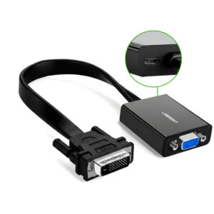 UGREEN DVI-D 24+1 to VGA Active Video Adapter (Male to Female) ? Black