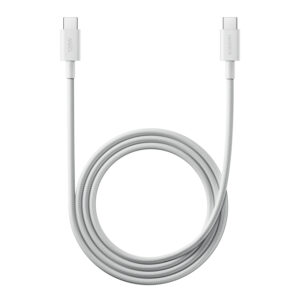 Xiaomi 6A Braided USB Type-C to USB Type-C Cable (1m) - White