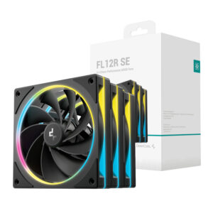 DeepCool FL12R SE 3-in-1 ARGB 120mm PWM 3 Fan Pack - Black