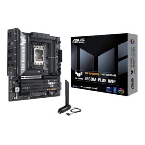Asus TUF Gaming B860M-Plus Wi-Fi M-ATX Motherboard ? Intel LGA1851, DDR5, PCIe 5.0. Wi-Fi 7